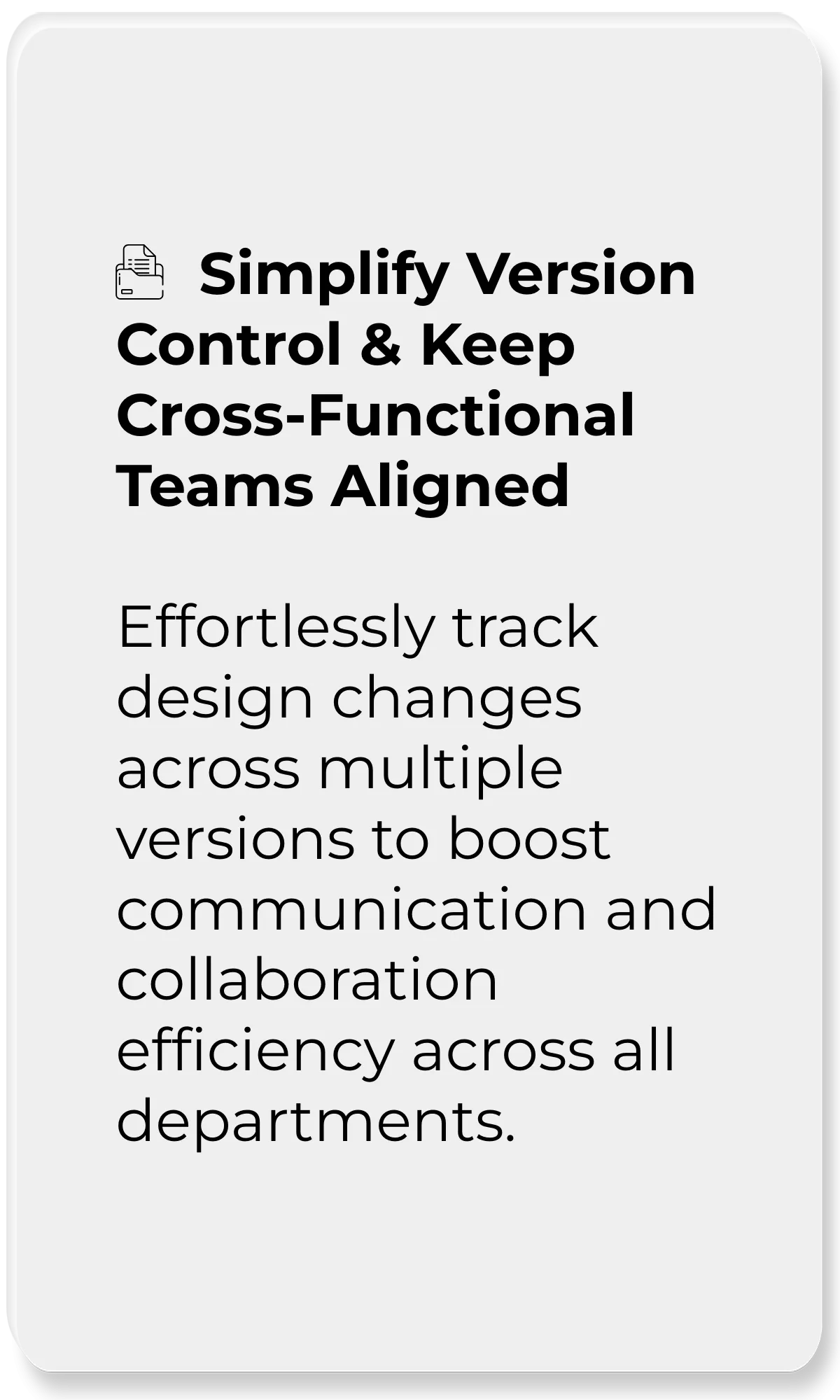 Mint AI_Simplify Version Control & Keep Cross-Functional Teams Aligned_Effortlessly track design changes across multiple versions to boost communication and collaboration efficiency across all departments.