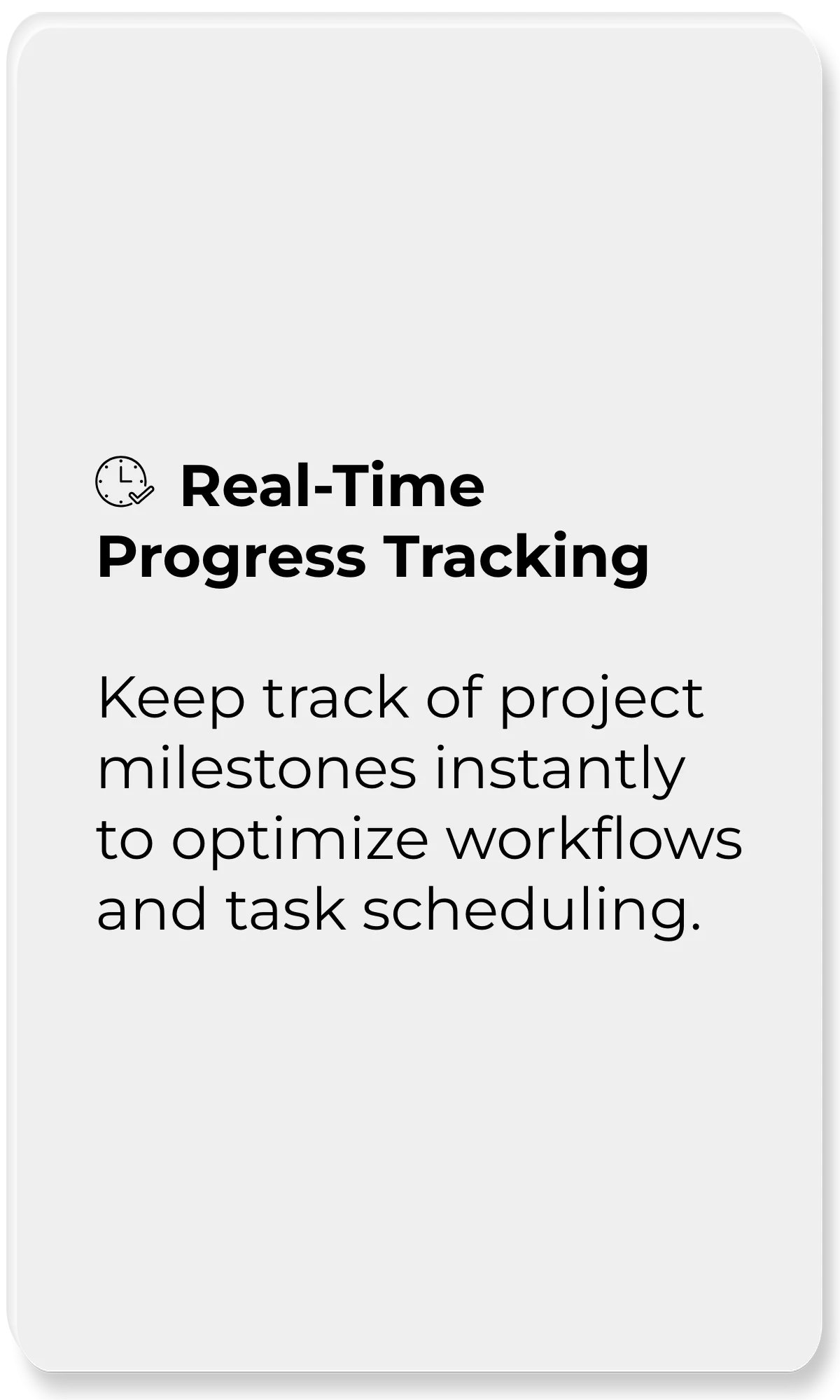 AI Design Management Platform_Real-Time Progress Tracking_Keep track of project milestones instantly to optimize workflows and task scheduling.