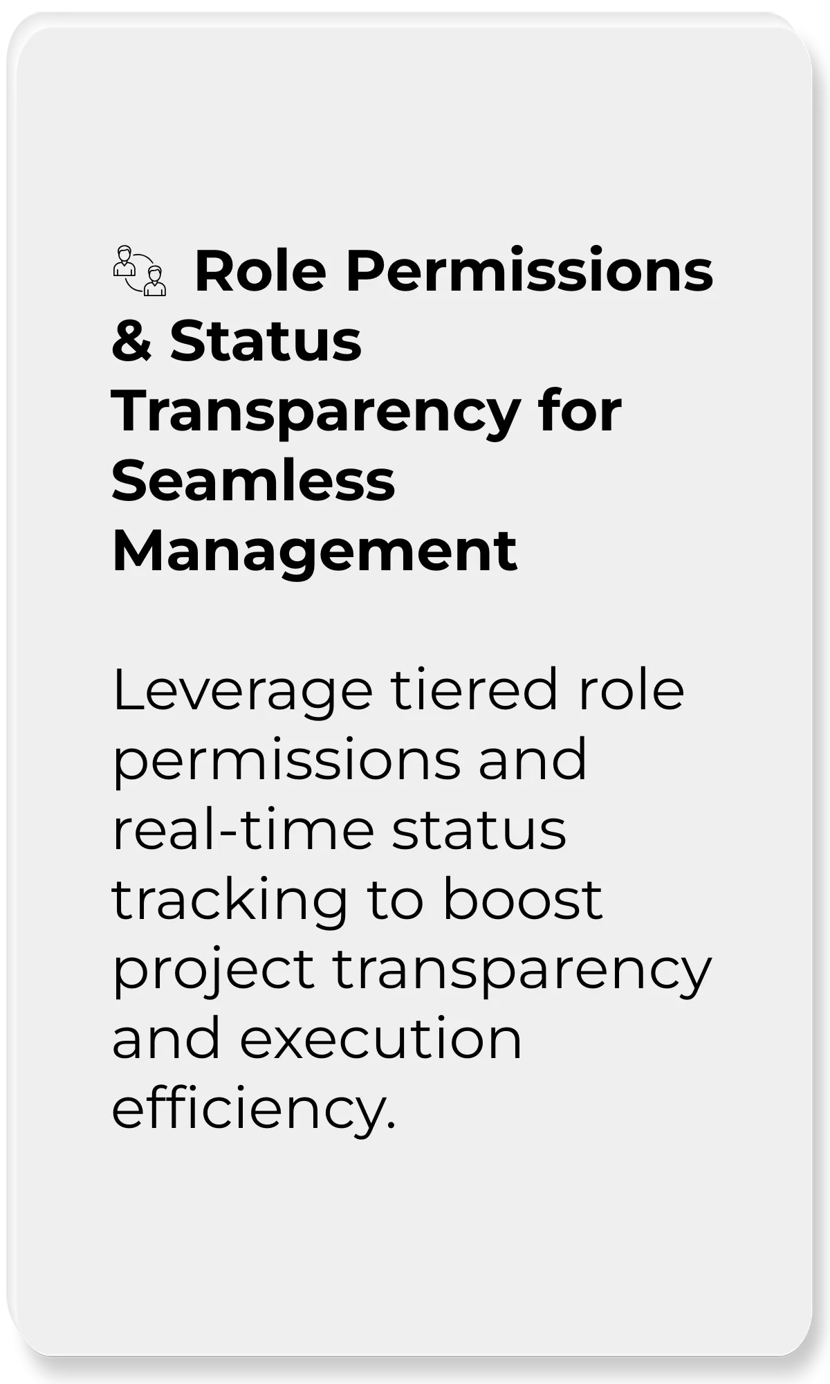 AI Design Management Platform_Role Permissions & Status Transparency for Seamless Management_Leverage tiered role permissions and real-time status tracking to boost project transparency and execution efficiency.